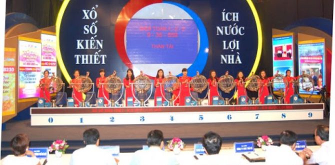 Quá trình quay thưởng trực tiếp kết quả xổ số Hà Nội